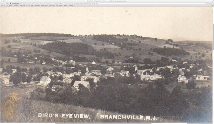 Branchville - Birds Eye View by Ayers and Smith - 1905