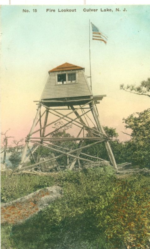 Branchville - Fire lookout tower  near Culver Lake
