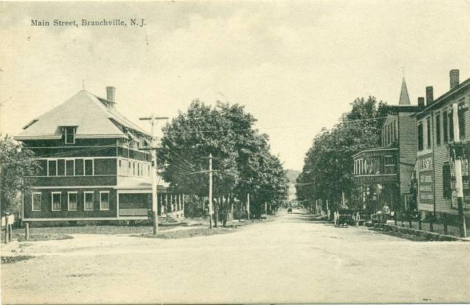 Branchville - Main Street - 1910