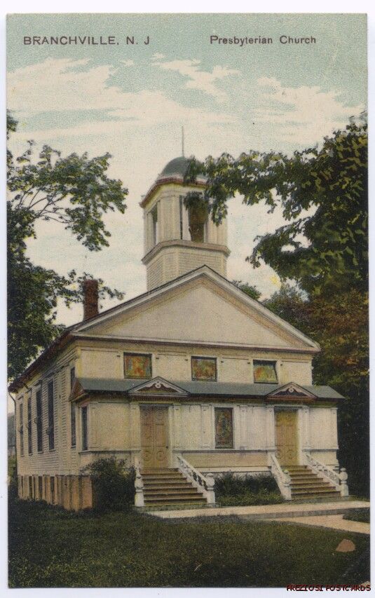 Branchville - Presbyterian Church - BRANCHVILLE NJ 1908