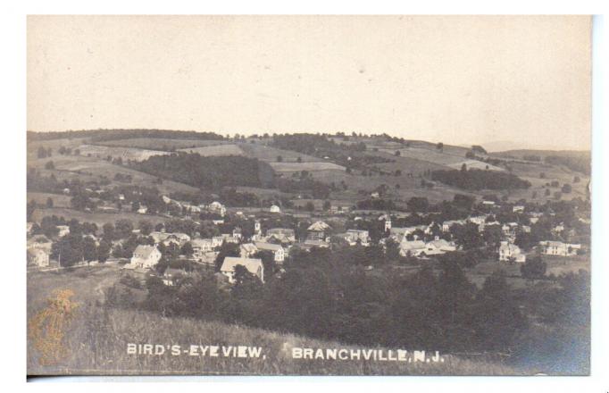Branchville - Sussex County - Birds eye view - Ayers and Smith - 1905