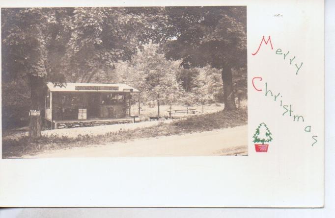 Colesville - Broadwells Post card store - Broadwell - c 1930