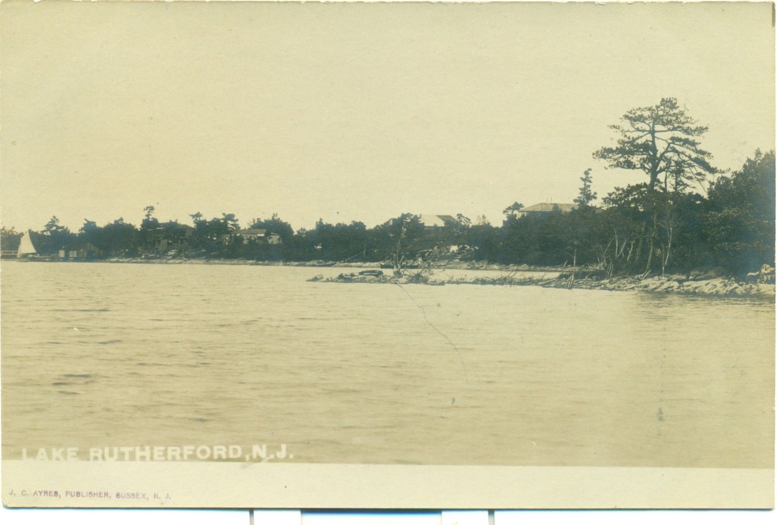 Colesville - Sussex County - Lake Rutherford - c 1910