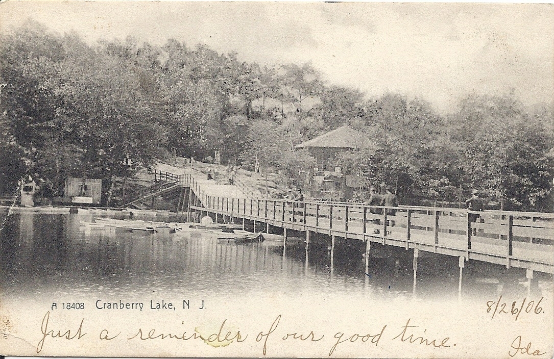 Cranberry Lake - Bridge and walkway - 1906