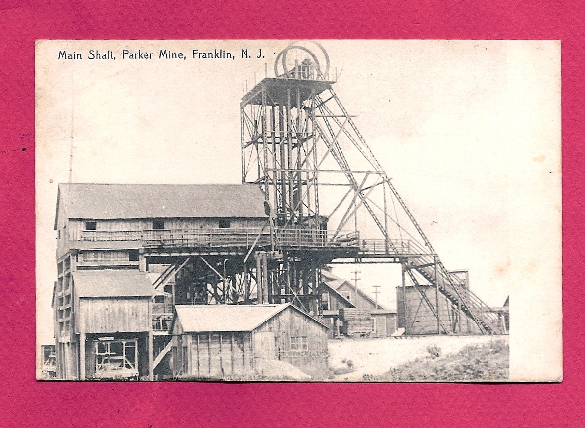 Franklin - Main shaft of the Parker Mine - 1910s