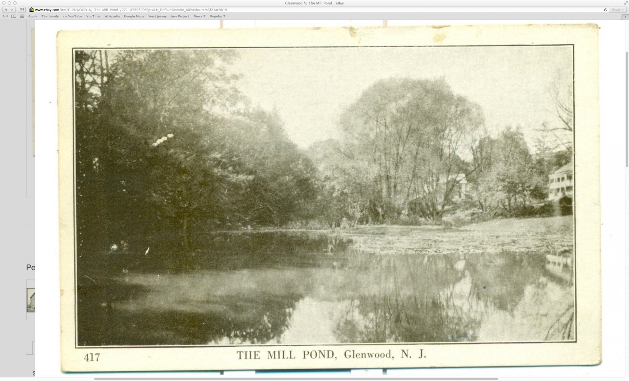 Glenwood - The Millpond - 1910s