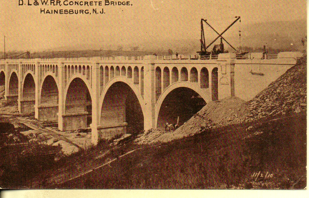Hainesburg - vicinity - viaduct construction - 1911