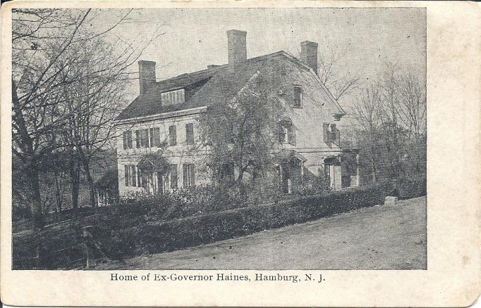 Hamburg - The home of Governor Haines - c 1910