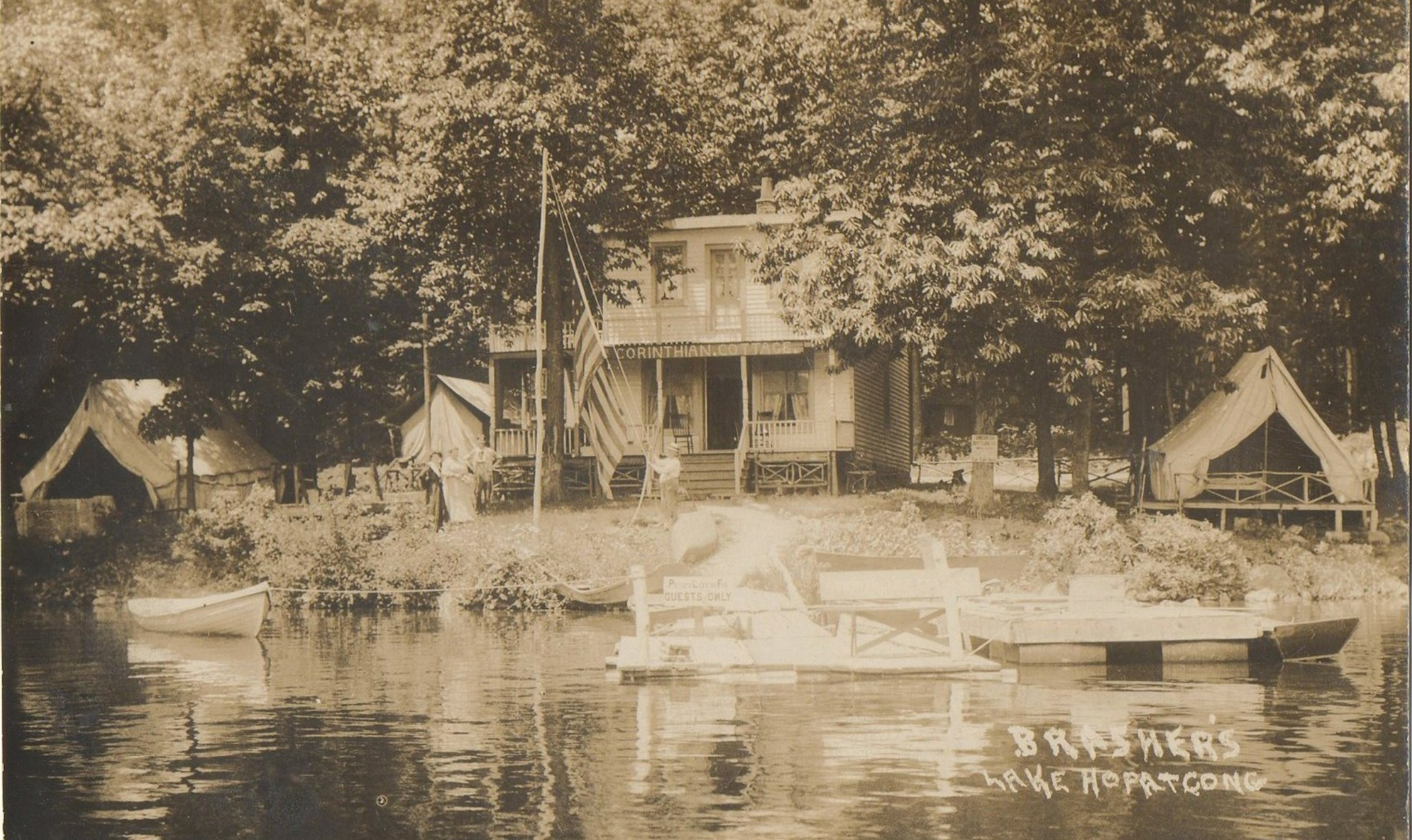 Lake Hopatcong - Brashers - Either a cottage or a guest house - c 1910 or so