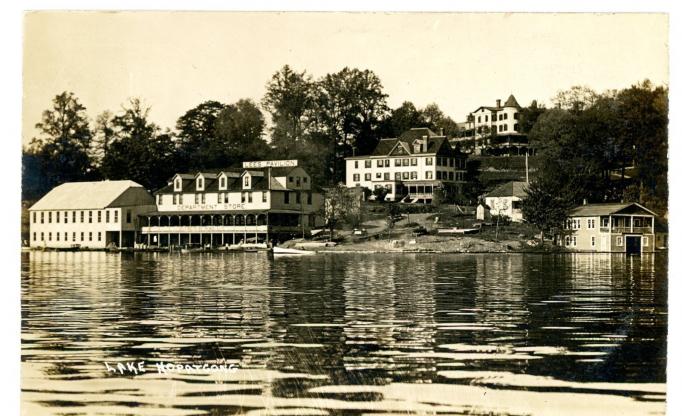 Lake Hopatcong - Building - Possibly a hotel and a store - c 1910