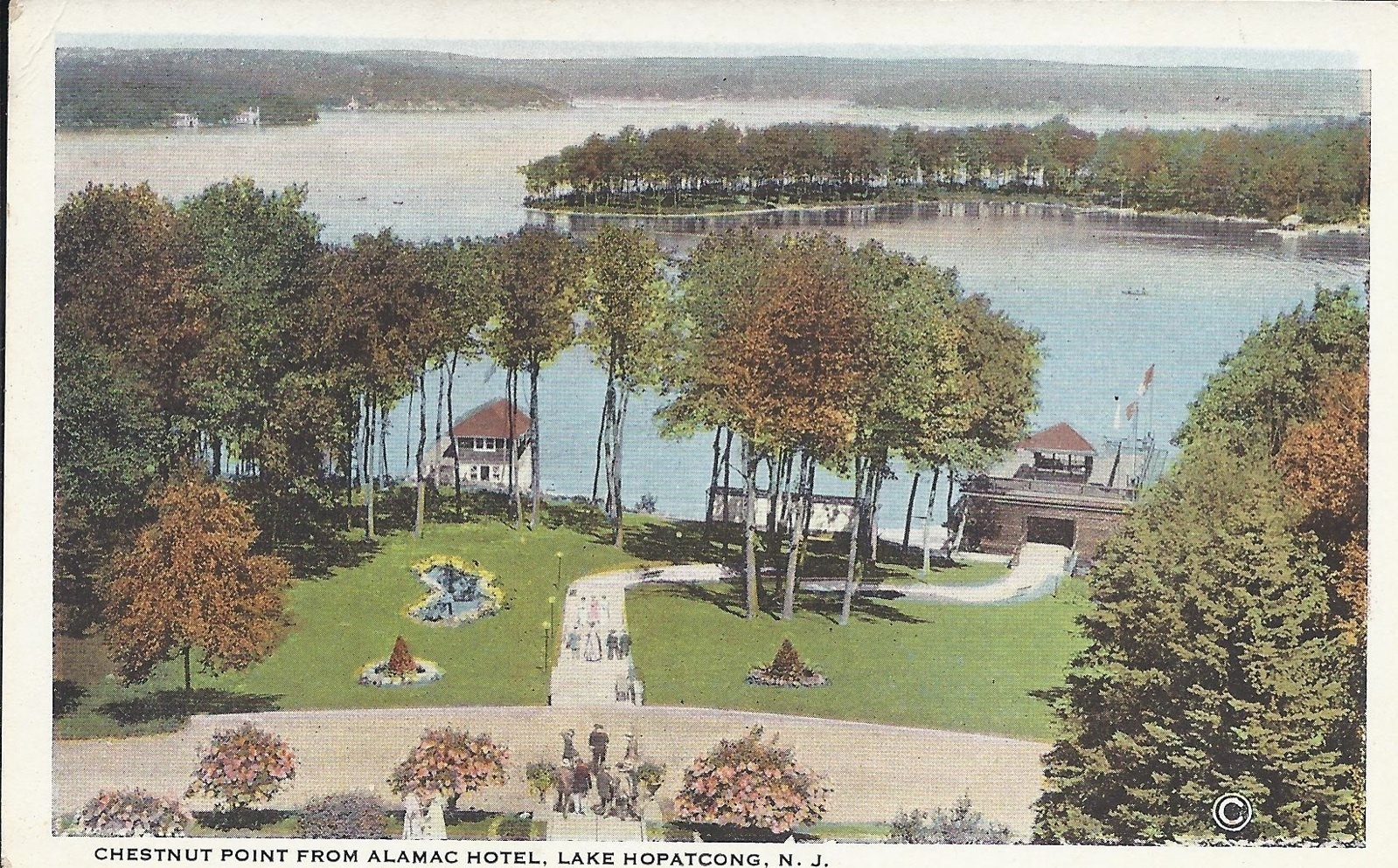 Lake Hopatcong - Chestnut Point from the Alamac Hotel