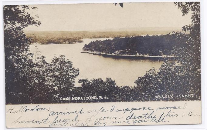 Lake Hopatcong - Halsey Island - 1908