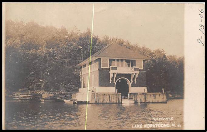 Lake Hopatcong - House on the lake - 1906