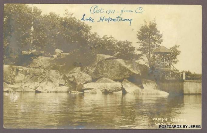 Lake Hopatcong - Indian Island - c 1910
