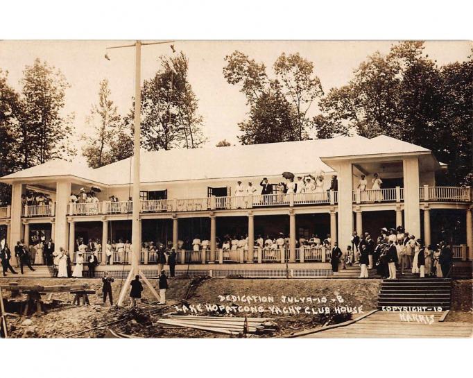 Lake Hopatcong - Lake Hopatcong Yacht Club Clubhouse - Harris - c 1910