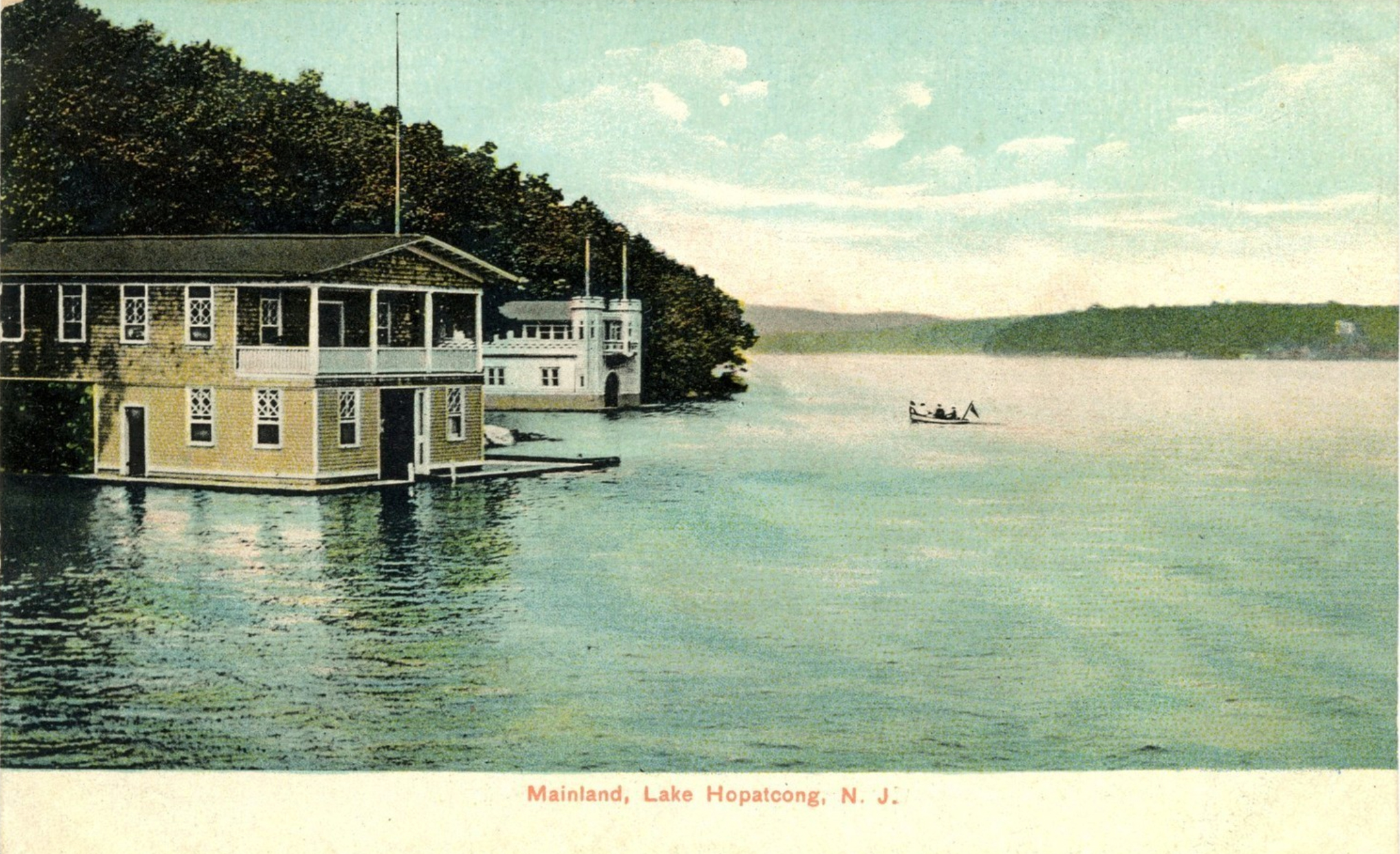 Lake Hopatcong - Mainland boat houses - 1910s