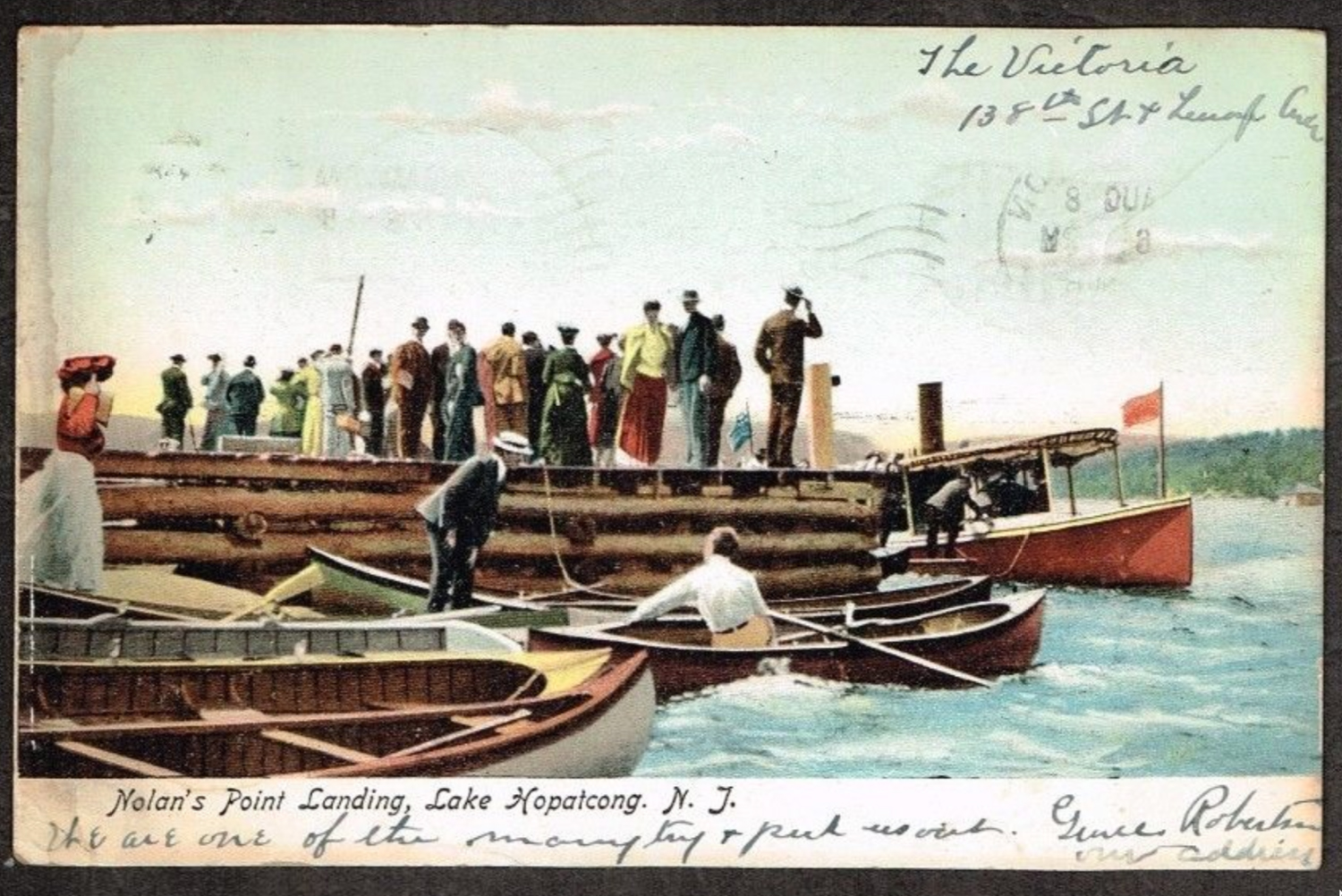 Lake Hopatcong - Nolans Point Landing - 1906 copy copy