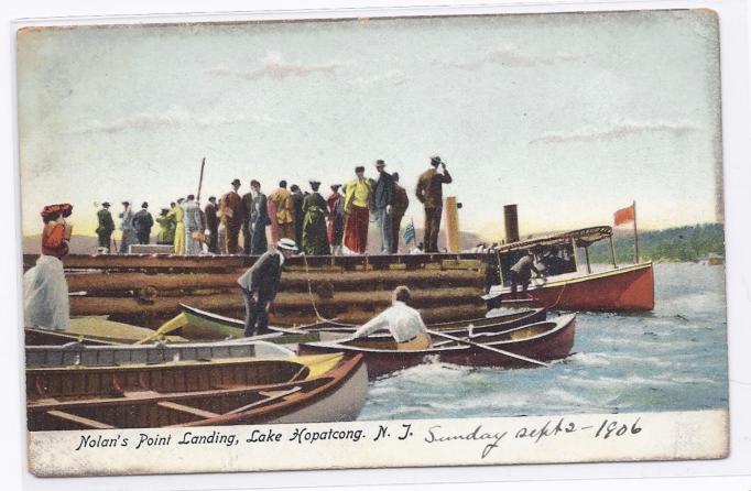 Lake Hopatcong - Nolans Point Landing - 1906