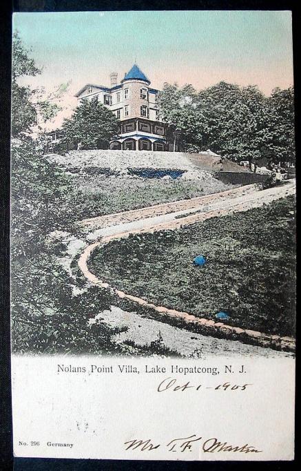 Lake Hopatcong - Nolans Point Villa - 1905