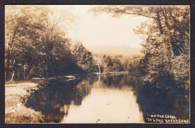Lake Hopatcong - On the Canal - c 1910