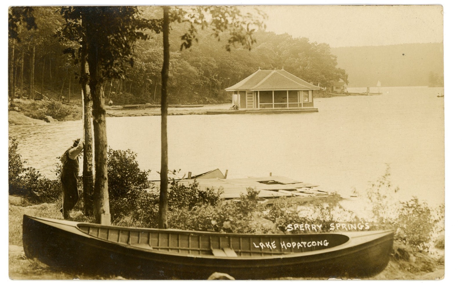 Lake Hopatcong - Sperry Springspossibly - Otherwise along the lake - c 1910