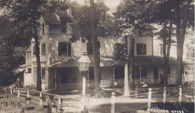 Lake Hopatcong - The American House - c 1910