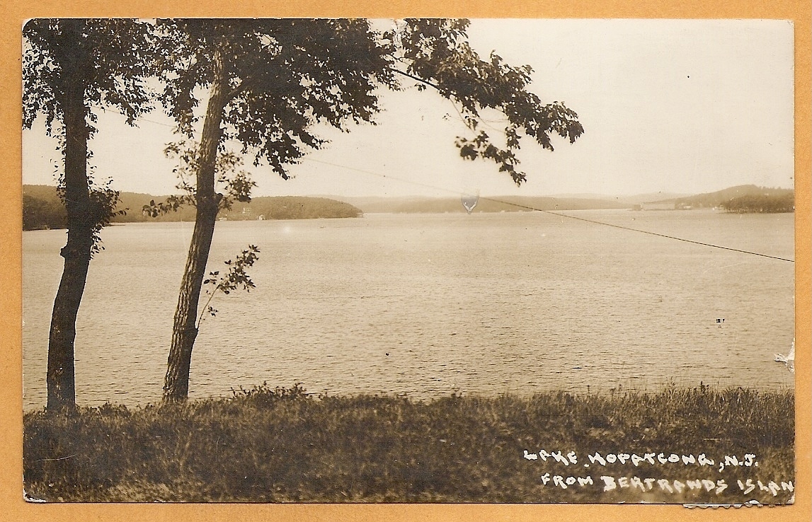 Lake Hopatcong - The view from Bernards Island - c 1910