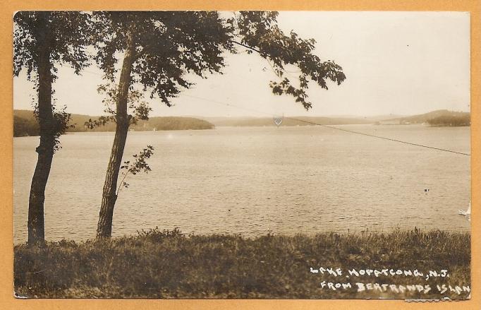 Lake Hopatcong - The view from Bernards Island - c 1910