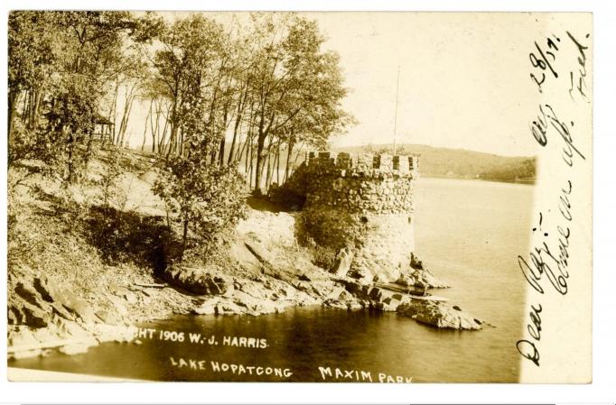 Lake Hopatcong - Turret at Maxim Park - Harris - 1906