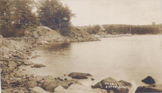 Lake Hopatcong - View near the Sister Islands - c 1910