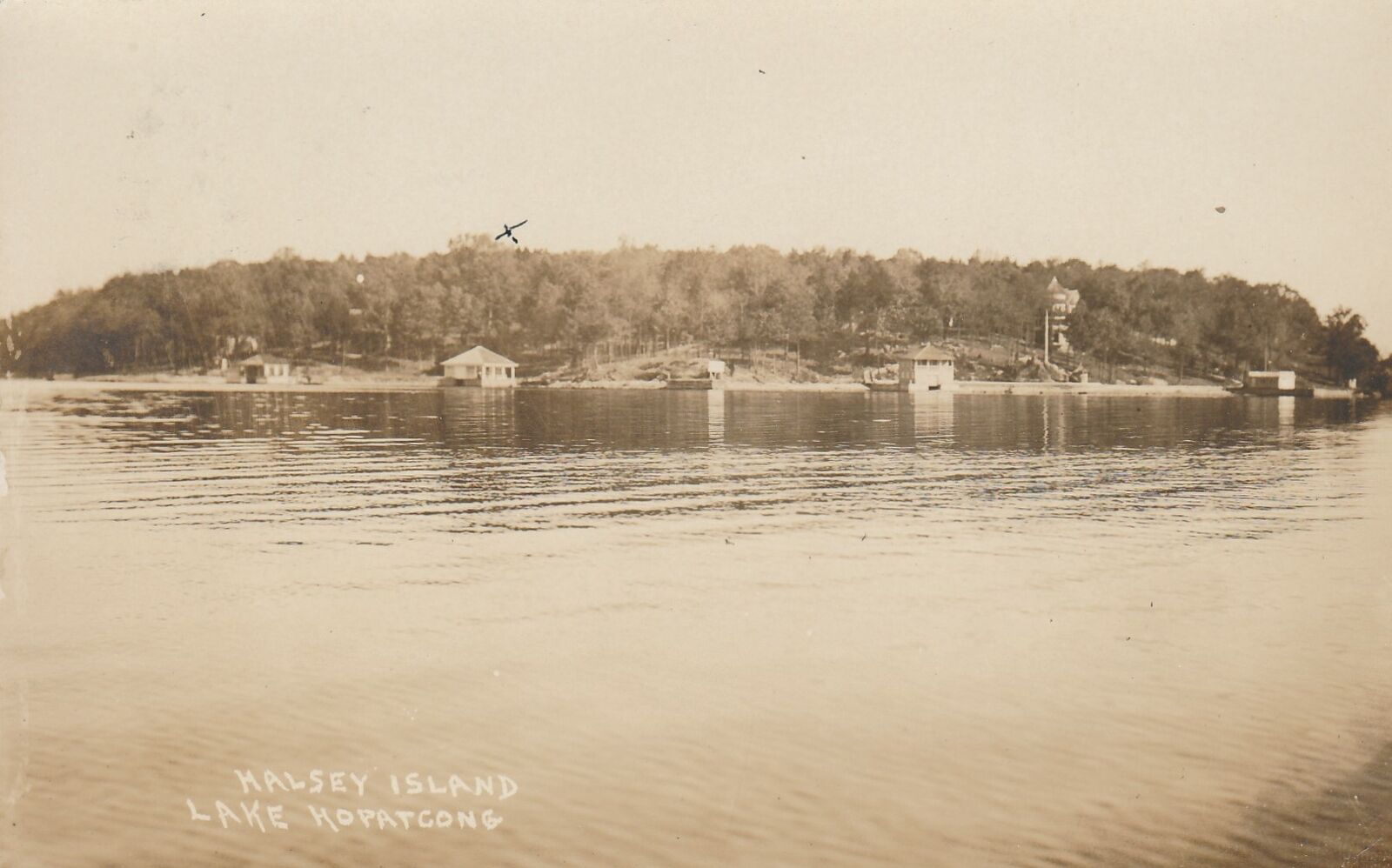 Lake Hopatcong - View of Halsey Island - c 1910