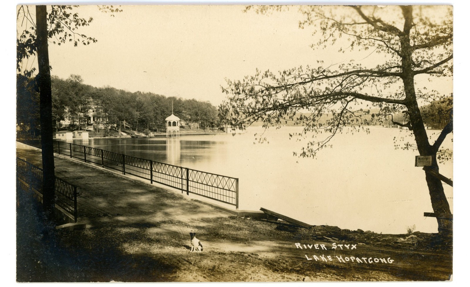 Lake Hopatcong - View on The River Styx - c 1910