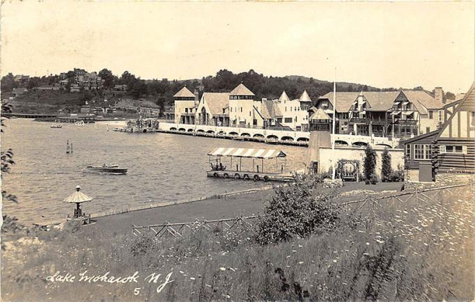 Lake Mohawk - near Sparta - Waterfront view - 1933