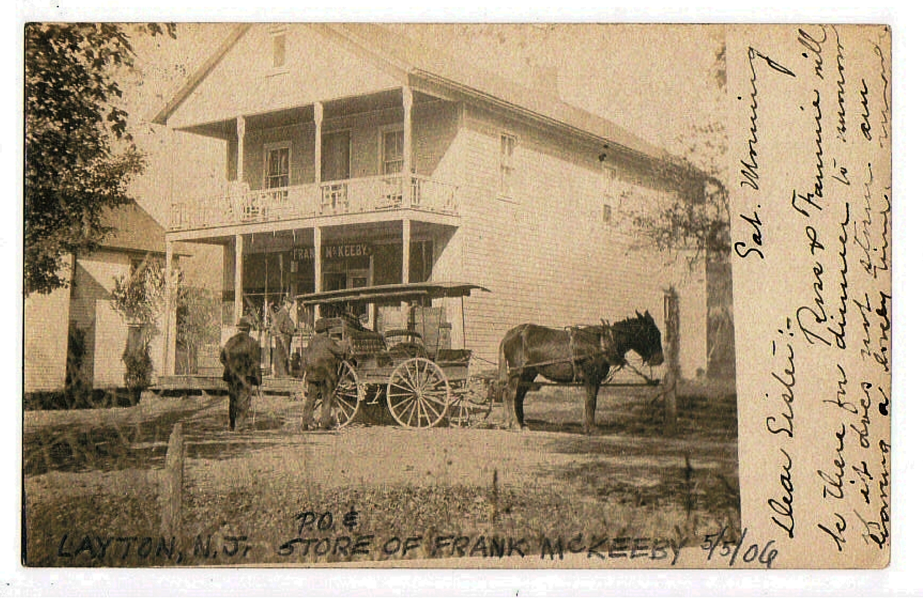 Layton - Store of Frank McKeesby and Post Office - 1906