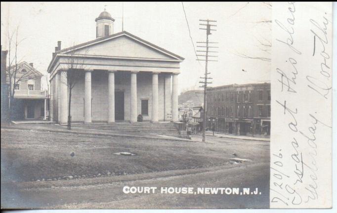 Newton - Old Courthouse on Spring Street - 1906