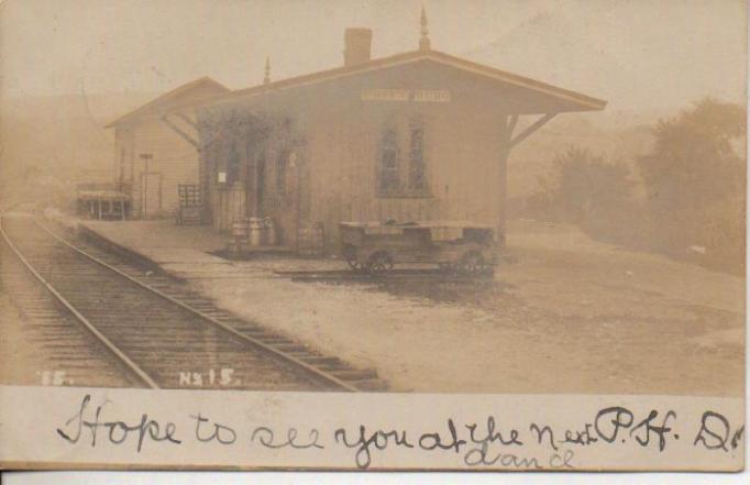 Ogdensburg - MYS and Susquehanna Depot - c 1910