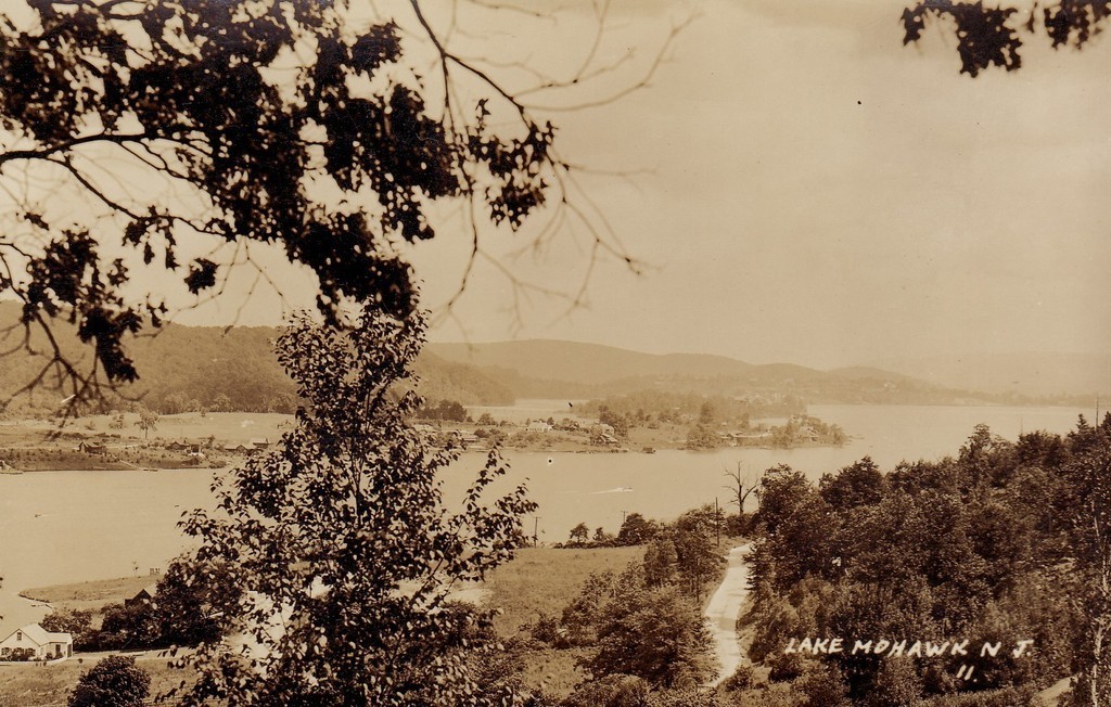 Sparta = view of Lake Mohawk - c 1910