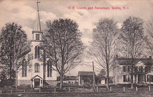 Sparta - ME Church and Parsonage - 1910 or so