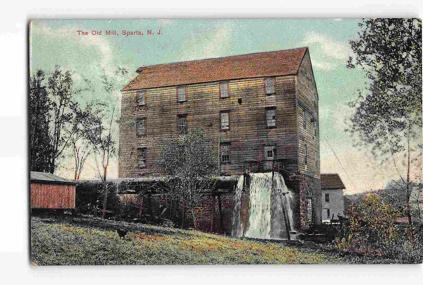 Sparta - The Old Mill - Lithograph - 1908
