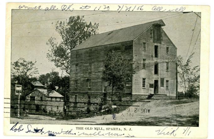 Sparta - The Old Mill - c 1910 copy