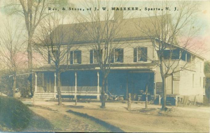Sparta - The residence and store of J.W. Maseker