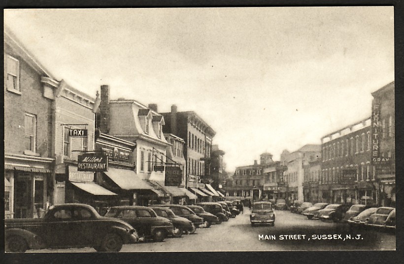 Sussex - Main Street View - 1940s
