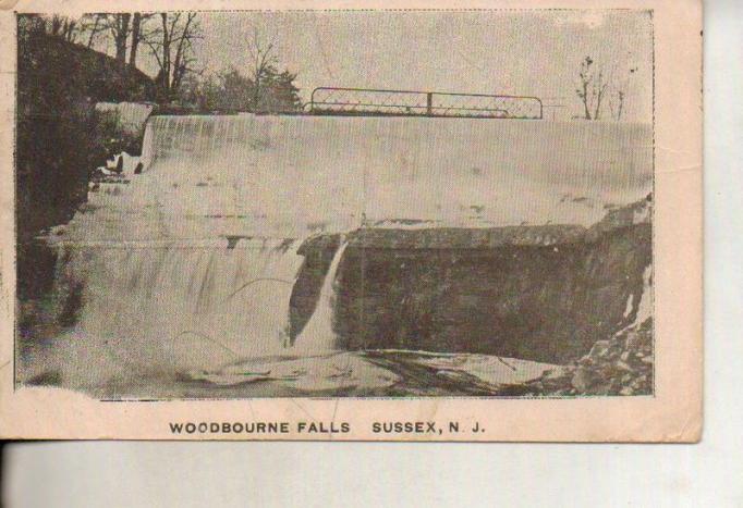 Sussex - Woodbourne Falls - 1907