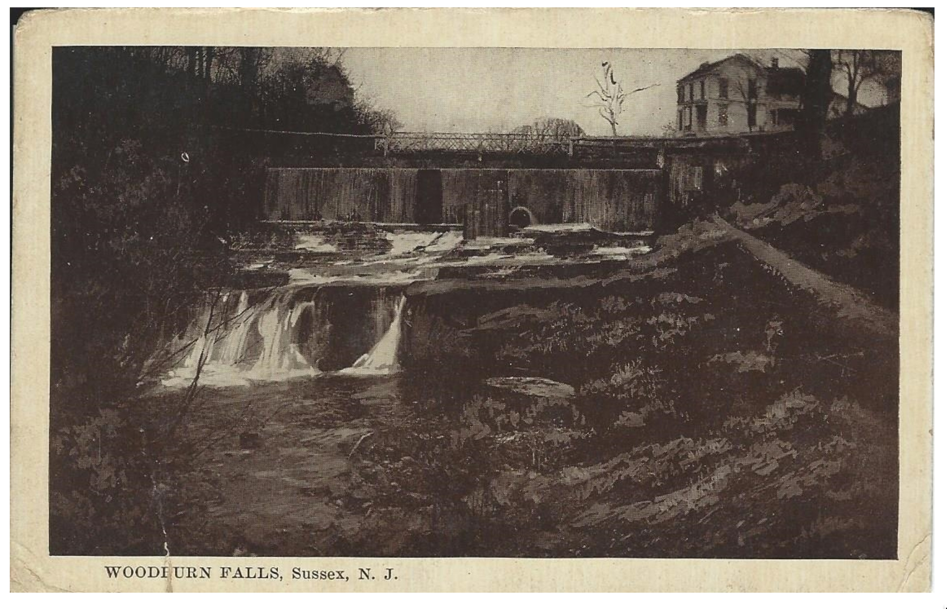 Sussex Vicinity - Woodburn Falls - probably 1910s