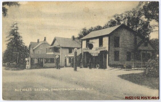 Swartzwood Lake - Buisness district - 1945
