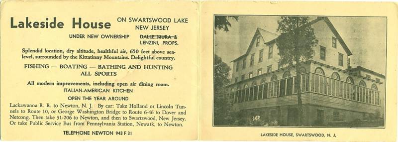Swartzwood Lake - The Lakeside House