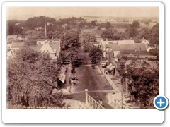 Clinton - Main Street from the Bluffs - 1908