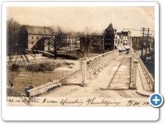 Clinton - A view of Main Street from the bridge - 1906