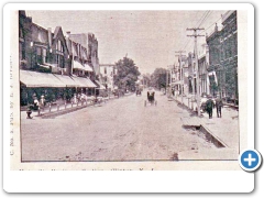 Clinton - A view of the Downtown - 1908