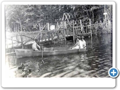 Clinton - Boating on the lake - 1913